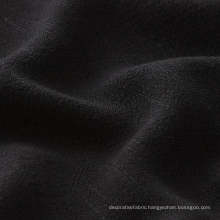 Fireproof Black Soft Viscose Linen Fabric